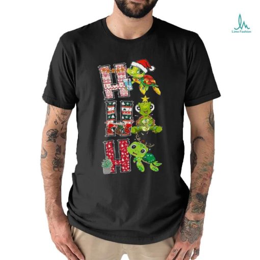 Sea Turtle Ho Ho Ho Christmas Shirt