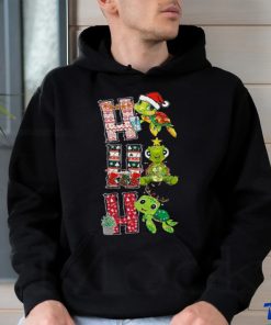 Sea Turtle Ho Ho Ho Christmas Shirt