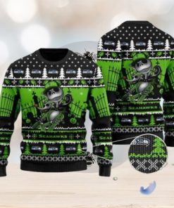 Seahawks Jack Skellington Halloween Knitted Ugly Christmas Sweater