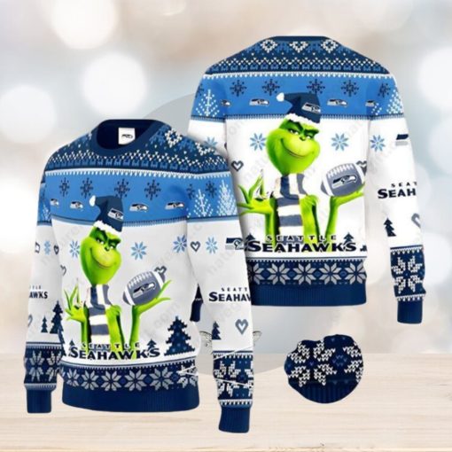 Seattle Seahawks Grinch Nfl Ugly Christmas Sweaters