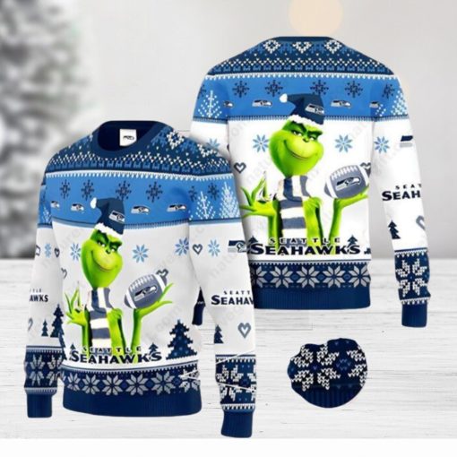 Seattle Seahawks Grinch Nfl Ugly Christmas Sweaters