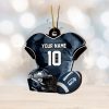 NFL New Orleans Saints Mickey Mouse Christmas Ornament