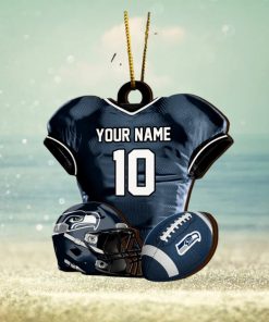 Seattle Seahawks NFL Sport Ornament Custom Name And Number