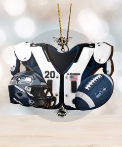 Seattle Seahawks NFL Sport Ornament Custom Your Name And Number