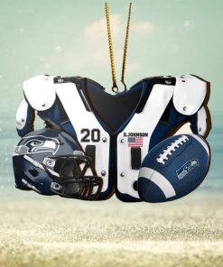 Seattle Seahawks NFL Sport Ornament Custom Your Name And Number