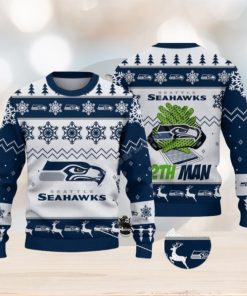 Seattle Seahawks Nfl Big Logo Ugly Christmas Sweaters