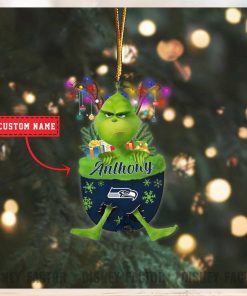 Seattle Seahawks Ornaments, Grinch Christmas Ornament, Nfl Football Christmas