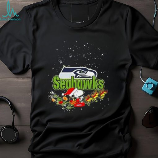 Seattle Seahawks Snoopy Christmas T Shirt