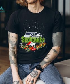 Seattle Seahawks Snoopy Christmas T Shirt