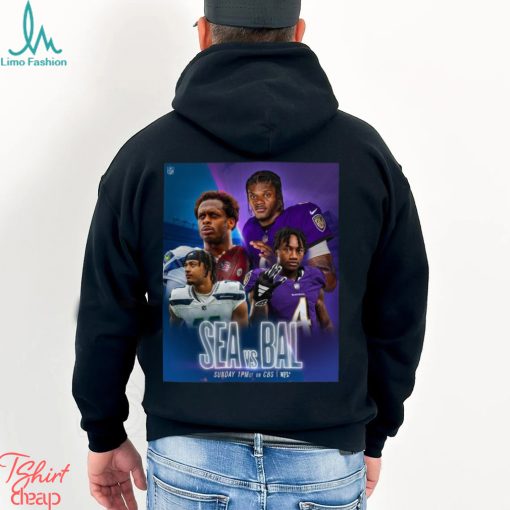 Seattle Seahawks Vs Baltimore Ravens Sunday Football Game 2023 Shirt