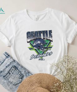 Seattle Seahawks White Triangle Vintage T Shirt