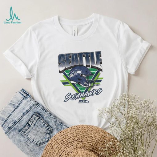 Seattle Seahawks White Triangle Vintage T Shirt