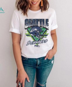 Seattle Seahawks White Triangle Vintage T Shirt