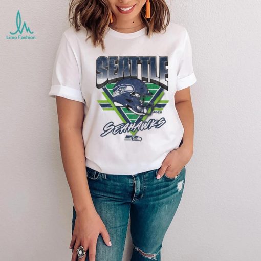 Seattle Seahawks White Triangle Vintage T Shirt