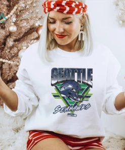 Seattle Seahawks White Triangle Vintage T Shirt