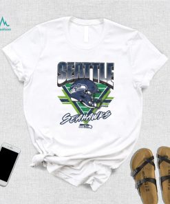 Seattle Seahawks White Triangle Vintage T Shirt