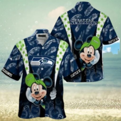 Seattle Seahawks nfl mickey mouse Hawaiian Shirt custom for fan