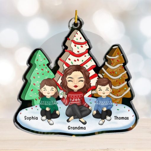 Sending You Holiday Hugs Across The Miles   Family Personalized Custom Ornament