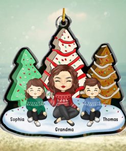 Sending You Holiday Hugs Across The Miles   Family Personalized Custom Ornament