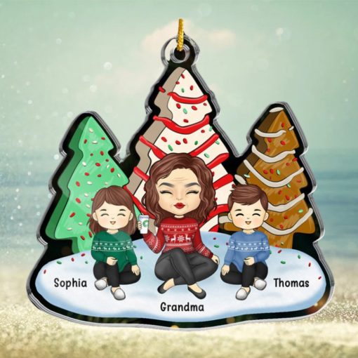 Sending You Holiday Hugs Across The Miles   Family Personalized Custom Ornament