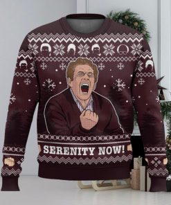 Serenity Now Seinfeld All Over Printed Ugly Christmas Sweater Trending Christmas Gift Ideas