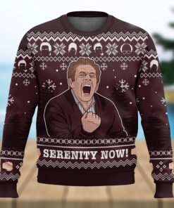 Serenity Now Seinfeld Ugly Christmas Sweater