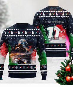 Sergio Perez 3D Christmas Sweater 2023