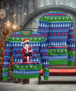 Setsuna F Seiei Anime Ugly Christmas Sweater Custom Gundam Xmas Gift