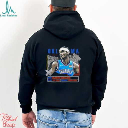 Shai Gilgeous Alexander Canadian professional basketball player for the Oklahoma City Thunder T Shirt