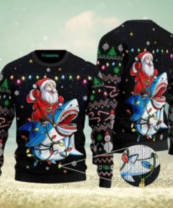 Shark Santa Ugly Christmas Sweater