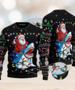 Shark Santa Ugly Christmas Sweater