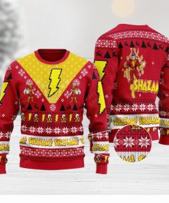 Shazam Dc Comics Knitted Sweater Gift For Christmas