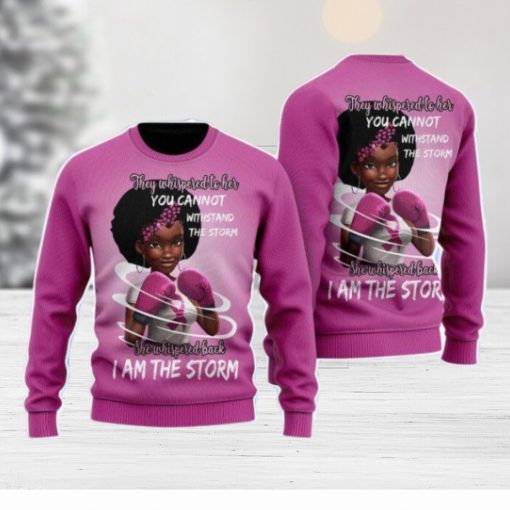 She Whispered Back I Am The Storm Christmas Unisex Ugly Sweater