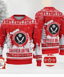 Sheffield United F.C Ugly Christmas Sweater Holiday Gift Ideas For Men And Women