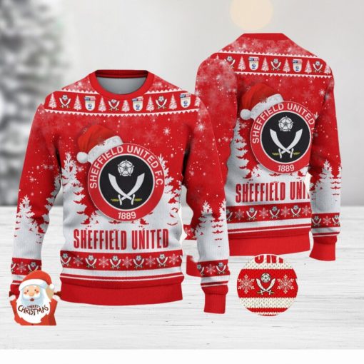 Sheffield United F.C Ugly Christmas Sweater Holiday Gift Ideas For Men And Women