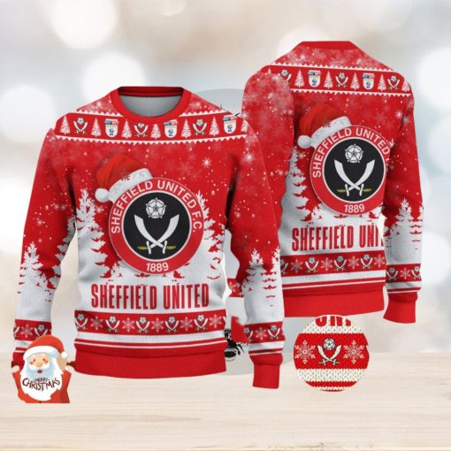 Sheffield United F.C Ugly Christmas Sweater Holiday Gift Ideas For Men And Women