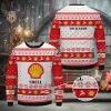 Shell Ugly Christmas Sweater, Xmas Gift Ideas For Fans Custom Name