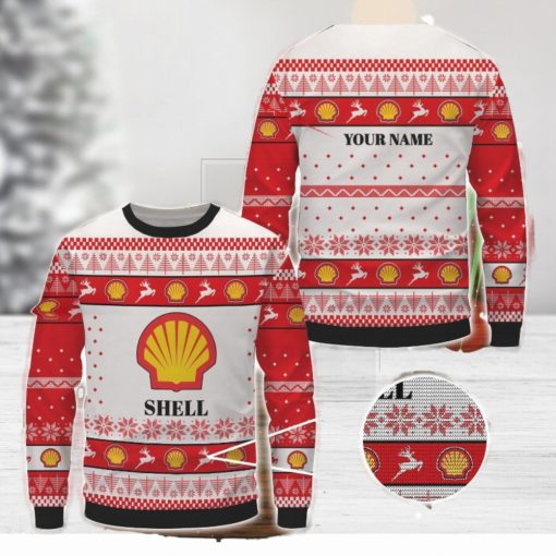 Shell Ugly Sweater Christmas Gift Ideas Custom Name