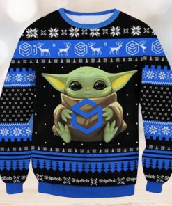 Shipbob Baby Yoda Ugly Christmas Sweater