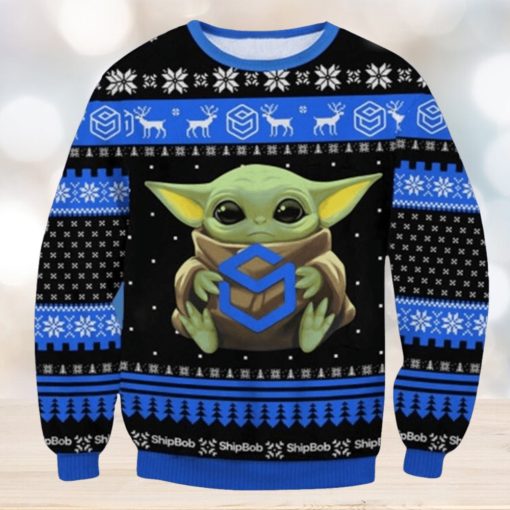 Shipbob Baby Yoda Ugly Christmas Sweater