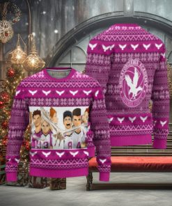 Shiratorizawa Academy Ugly Christmas Sweater Haikyuu Anime Xmas Gift