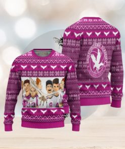 Shiratorizawa Academy Ugly Christmas Sweater Haikyuu Anime Xmas Gift