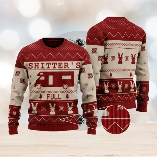 Shitter’s Full Knitted Christmas Sweater For Men And Women