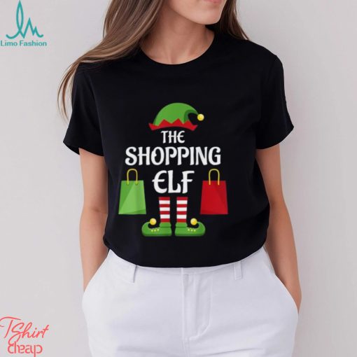 Shopping Elf Family Matching Group Christmas Shopper T Shirt