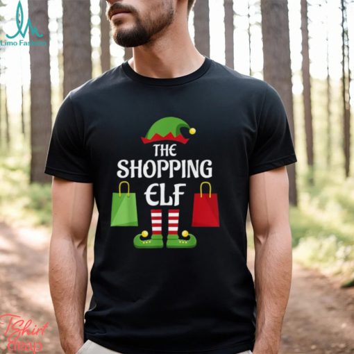 Shopping Elf Family Matching Group Christmas Shopper T Shirt