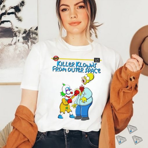 Simpsons killer klowns from outer space Halloween shirt