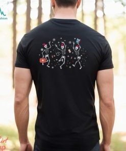 Skeleton Nurse Christmas Shirt, Dancing Skeleton Christmas Shirt