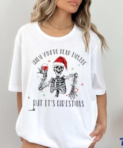 Skeleton Wine Lover Christmas Shirt