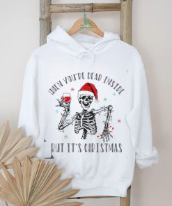 Skeleton Wine Lover Christmas Shirt