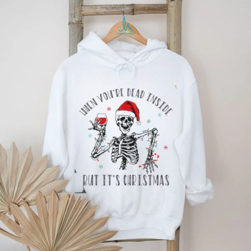 Skeleton Wine Lover Christmas Shirt